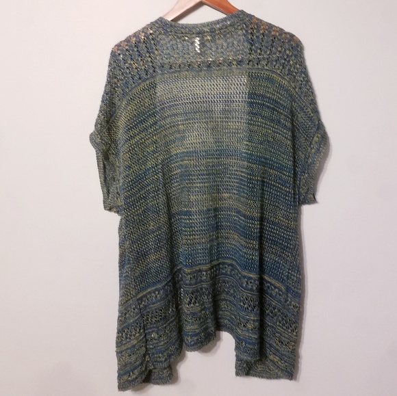 Like New 💙 Cozy Blue Knit Cardigan - Picture 4 of 6